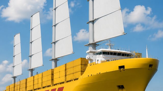 DHL Innovates with Wind-Powered Shipping for Sustainable Logistics