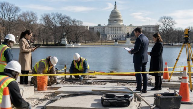 Reflecting Pool Repair Sparks Legislative Scrutiny